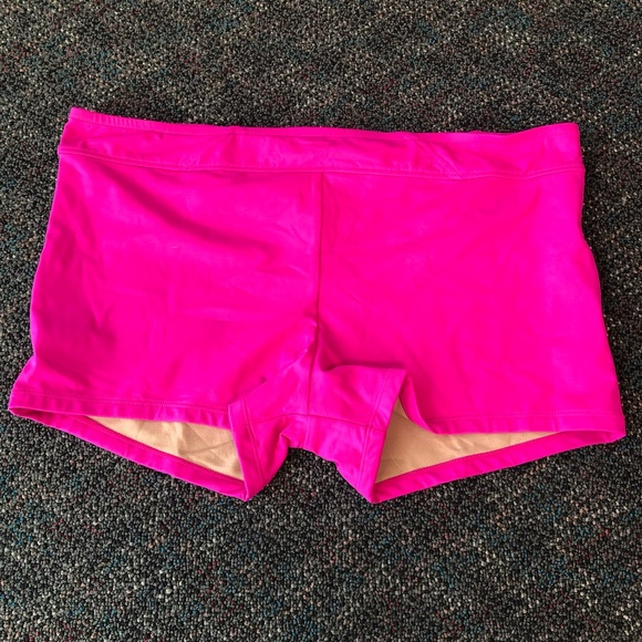 mid rise bikini bottoms swimsuit shorts modest pink KONA SOL new with tag - Picture 3 of 7
